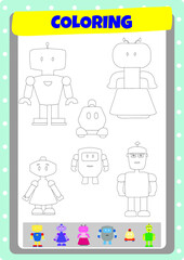 Fun coloring activity for kids