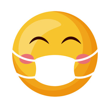 Emoji Face With Face Mask