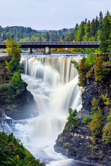 Fototapeta na wymiar Kakabeka Falls, near Thunder Bay, Ontario, Canada.