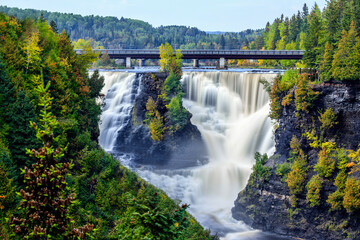 Kakabeka Falls, near Thunder Bay, Ontario, Canada. - obrazy, fototapety, plakaty
