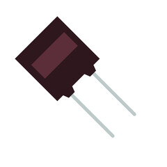 Resistor. Electrical engineering and electronics with two pins