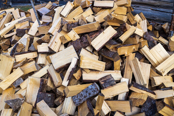 Cutting wood background for decorate, industrial decoration concept