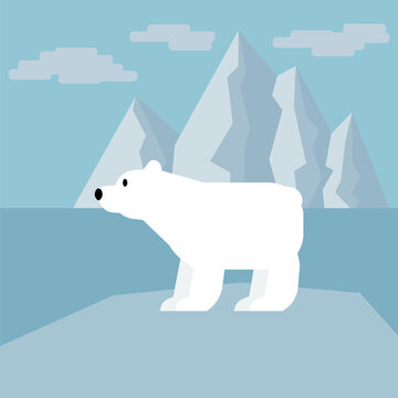 polar bear with blue scarf cute polar bear illustration jpeg Christmas image jpg illustration with cute bear.