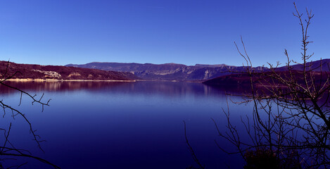 Sainte croix lake, next to verdon river in southern France