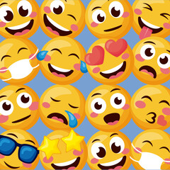 emojis feelings pattern