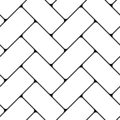 White tiles floor