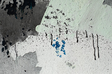 Texture of wall. Paint on piece of paper.