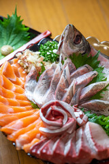 日本の刺し身　和食イメージ