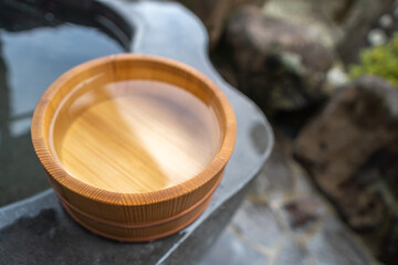 日本の温泉　露天風呂