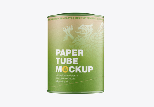 Metallic Can Mockup