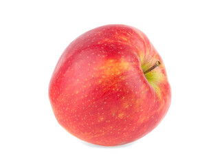 Fototapeta na wymiar red juicy apple isolated on white background