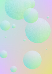 Holographic fluid with radial circles