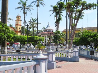 plaza of San Andres Tuxtla, Veracruz, Mexico