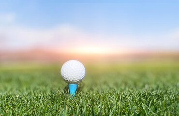 golf ball on green grass