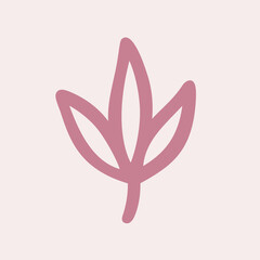 Abstract flower sign