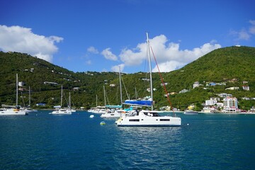 Fototapeta na wymiar Cane Garden Bay, Tortola British Virgin Islands