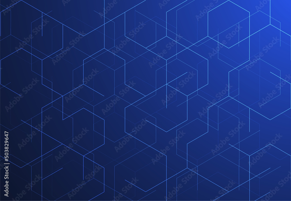 Poster abstract technology lines and dots connection background. geometric design. vector illustration