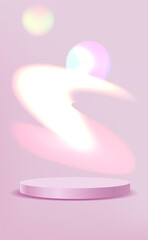 Realistic showcase podium, great for product display and scene background.