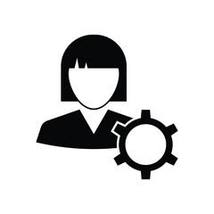 User management icon design isolated on white background