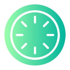 Fototapeta premium persimmon gradient icon