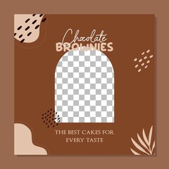 Food menu banner or social media post template