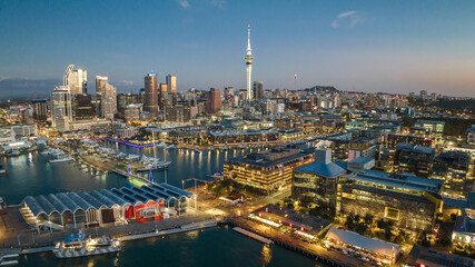 Auckland City Skyline - New Zealand 