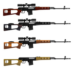 Russian Sniper Gun Models