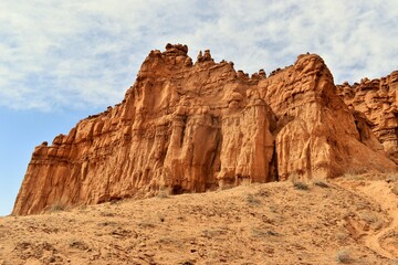 Fototapeta premium Hoodoo formations in the desert