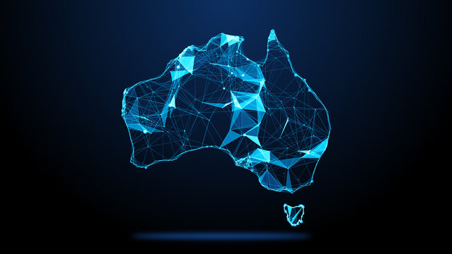 Australia smart contract supply chain DeFi blockchain technology solution - illustration rendering