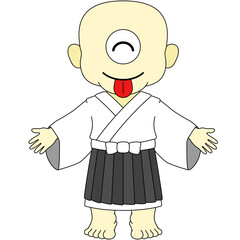 一つ目小僧のイラスト