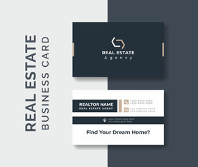 real estate commercial business card, Business card real estate agent, Agency business card, Real estate name card, realtor minimal simple business card design,  realty business card design visiting