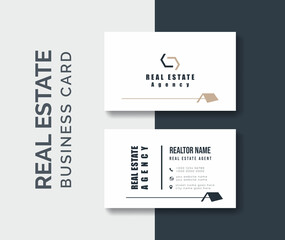 real estate commercial business card, Business card real estate agent, Agency business card, Real estate name card, realtor minimal simple business card design,  realty business card design visiting