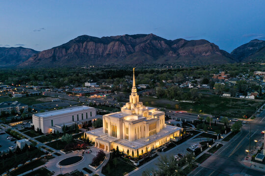 LDS Latter Day Saints Mormon Temple in Ogden, Utah