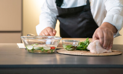 Sterillizer for washing vagetable by chef, food and herbal ingredients were saoked in hygined water to prepare to cook.