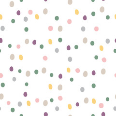 Abstract seamless pattern. Simple organic shape. Colorful surface design