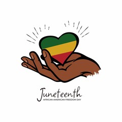 Juneteenth Independence Day, African-American history and heritage, celebrated on June 19