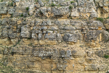 Obraz premium Sheer slope of the cliff