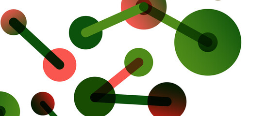 Network concept abstract background. Dots connection. Big data idea. Business template for wallpaper, banner, background or landing