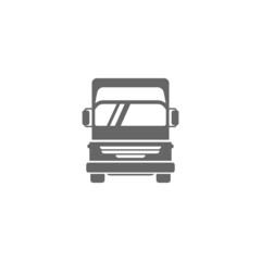 Truck icon logo template design illustration vector