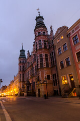 Fototapeta na wymiar Gdańsk nocą 