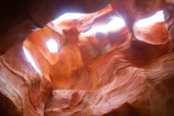 Seamless space blue planet surrounding