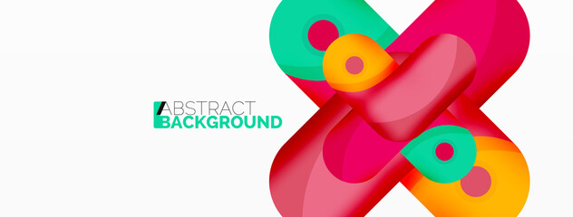 Creative geometric wallpaper. Trendy minimal abstract background. Techno business template for wallpaper, banner, background or landing