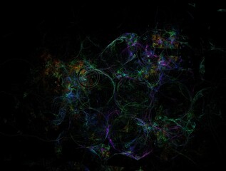 Imaginatory fractal abstract background Image