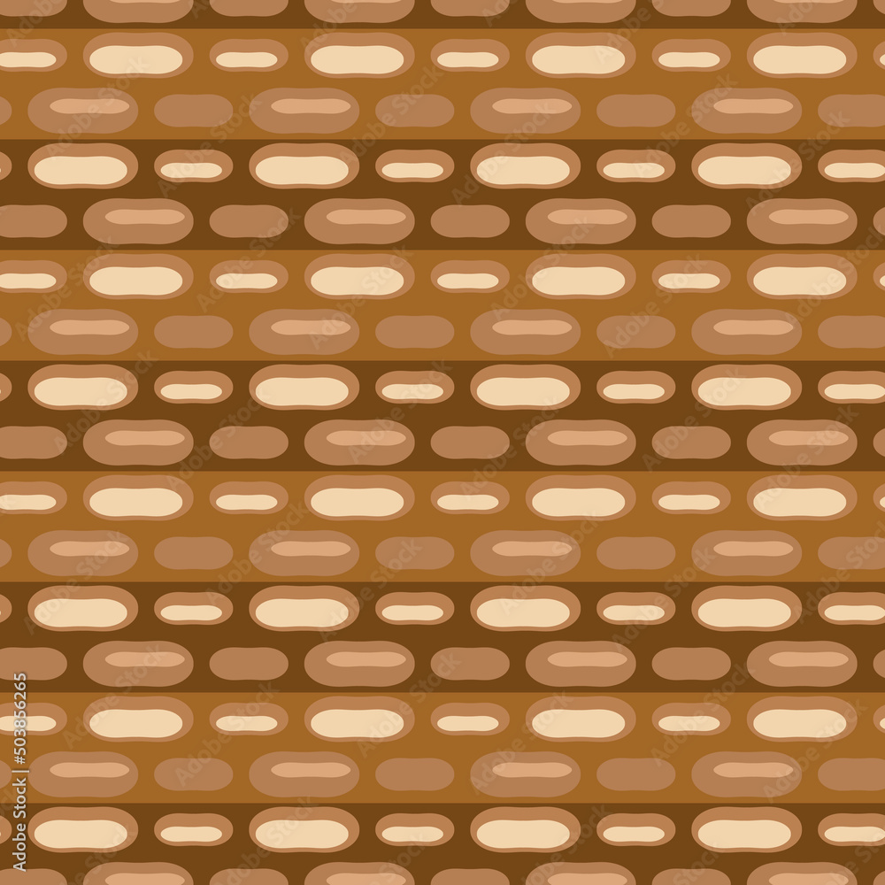 Poster coffee background and shapeless dashes. vector coffee striped decor pattern.