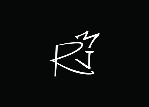 RMJ  logo design and company logo