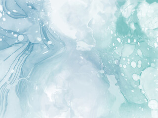 Elegant banner template design with color paint.