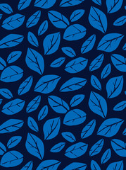 Seamless leaf pattern, floral print.