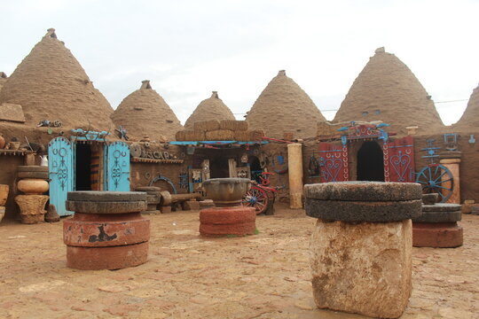 Harran K&uuml;mbet Houses and tools ,Harran Şanlıurfa Turkey