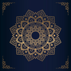 Floral mandala decorative design elements 