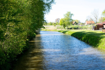 river in the park